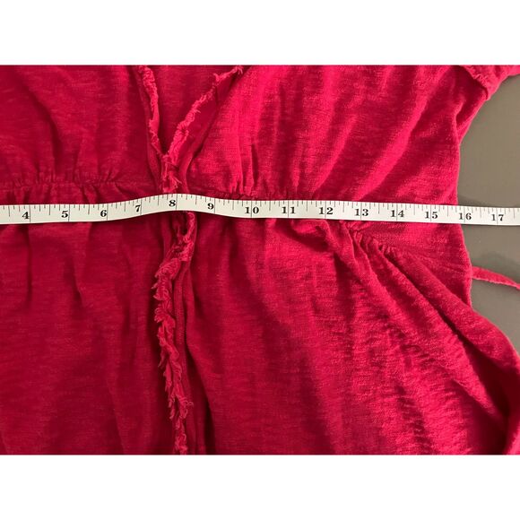 Moth short sleeve tie waist slub knit cardigan - Picture 9 of 10